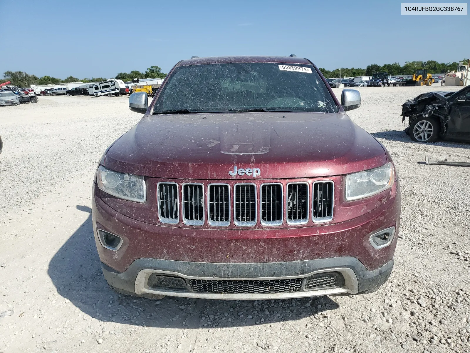 2016 Jeep Grand Cherokee Limited VIN: 1C4RJFBG2GC338767 Lot: 65359974