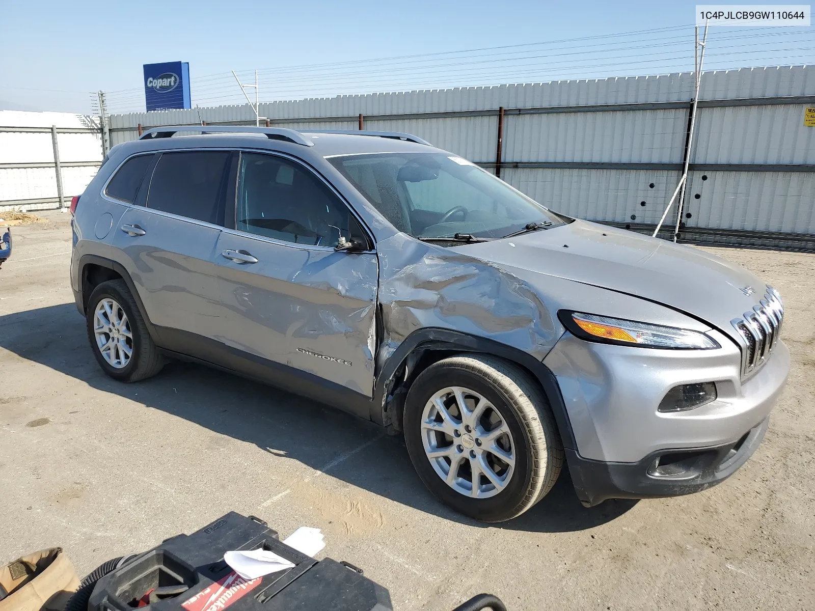 2016 Jeep Cherokee Latitude VIN: 1C4PJLCB9GW110644 Lot: 65371424