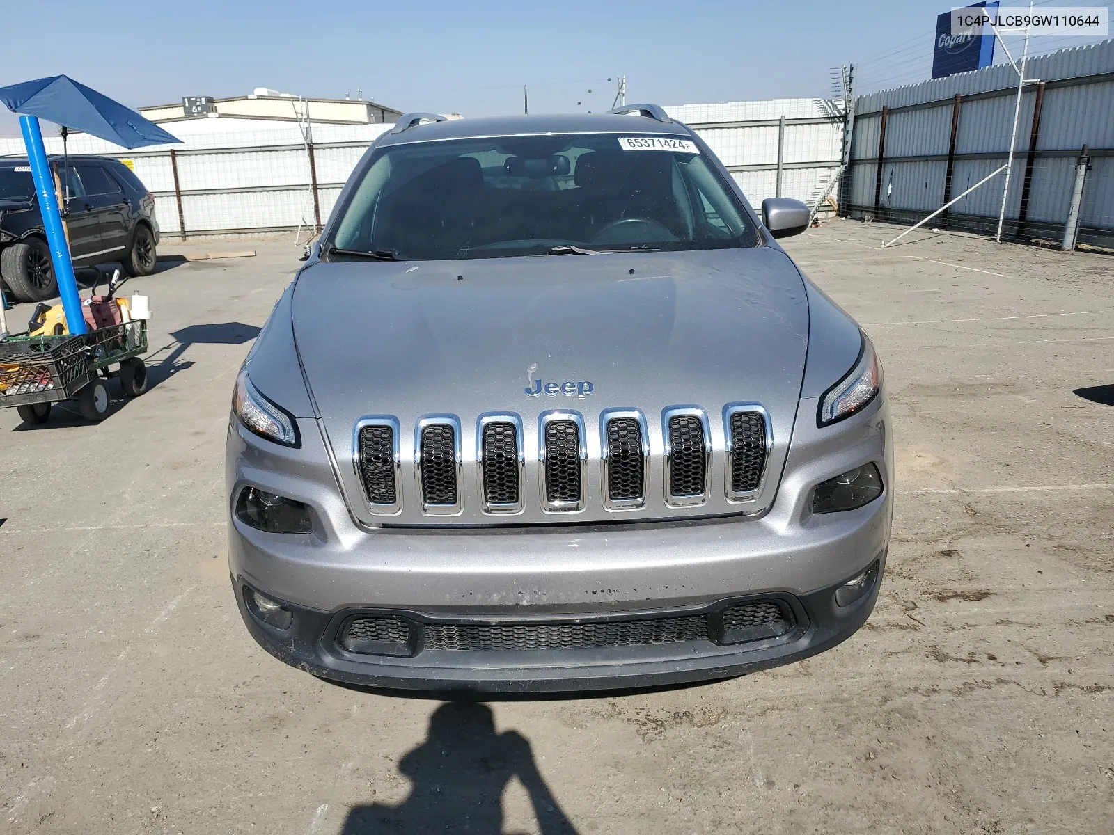 2016 Jeep Cherokee Latitude VIN: 1C4PJLCB9GW110644 Lot: 65371424