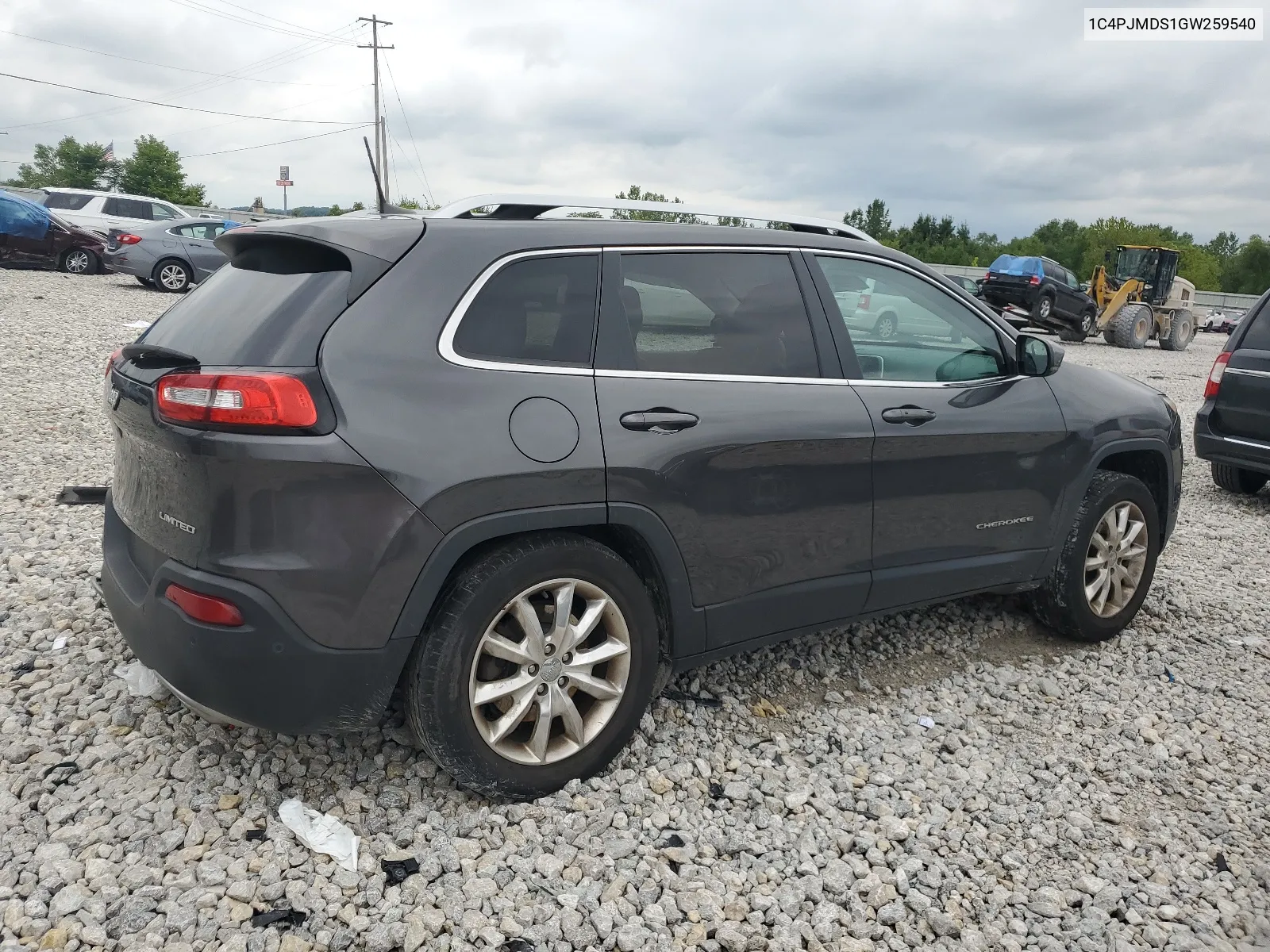 2016 Jeep Cherokee Limited VIN: 1C4PJMDS1GW259540 Lot: 65989414