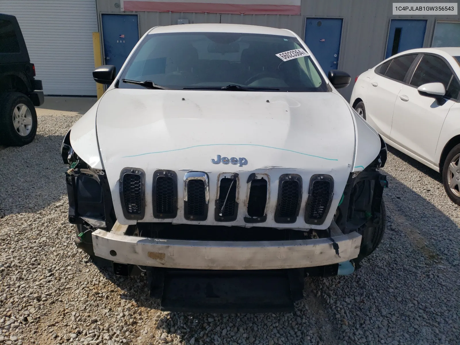 1C4PJLAB1GW356543 2016 Jeep Cherokee Sport