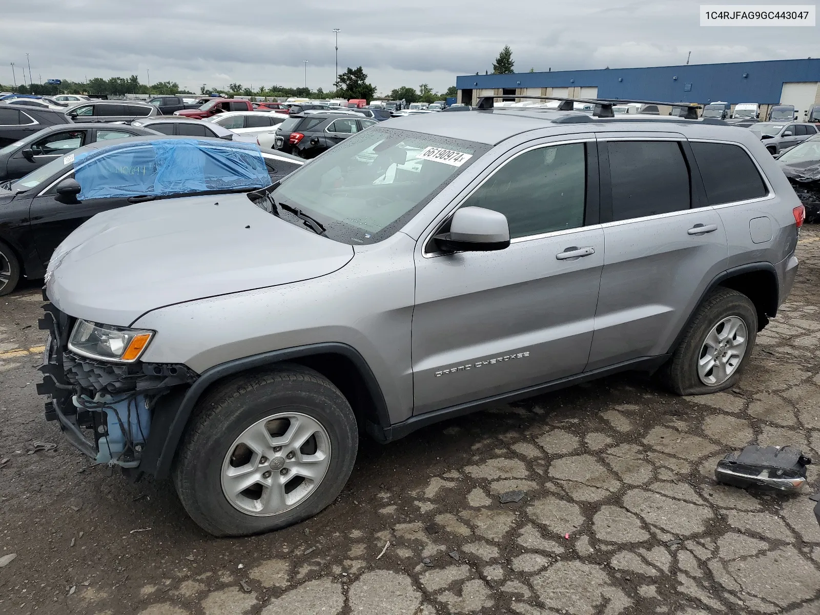 2016 Jeep Grand Cherokee Laredo VIN: 1C4RJFAG9GC443047 Lot: 66190974