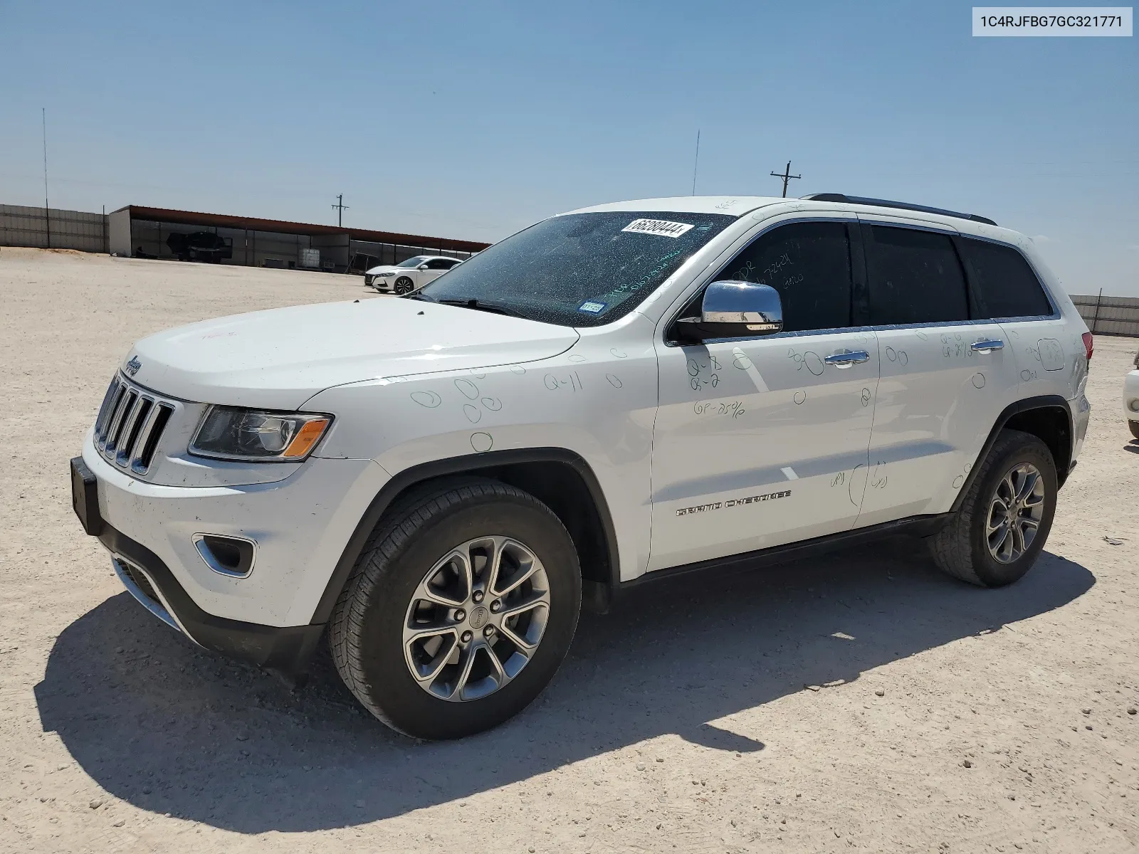 2016 Jeep Grand Cherokee Limited VIN: 1C4RJFBG7GC321771 Lot: 66280444