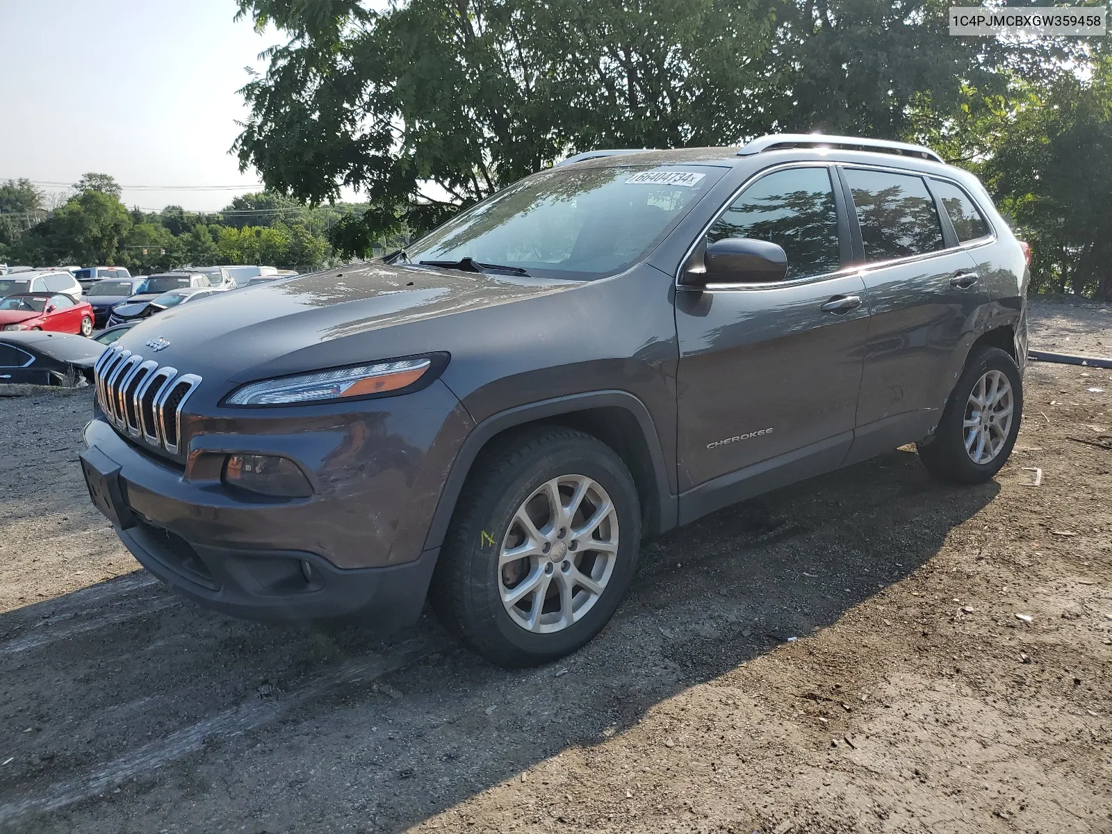 2016 Jeep Cherokee Latitude VIN: 1C4PJMCBXGW359458 Lot: 66404734