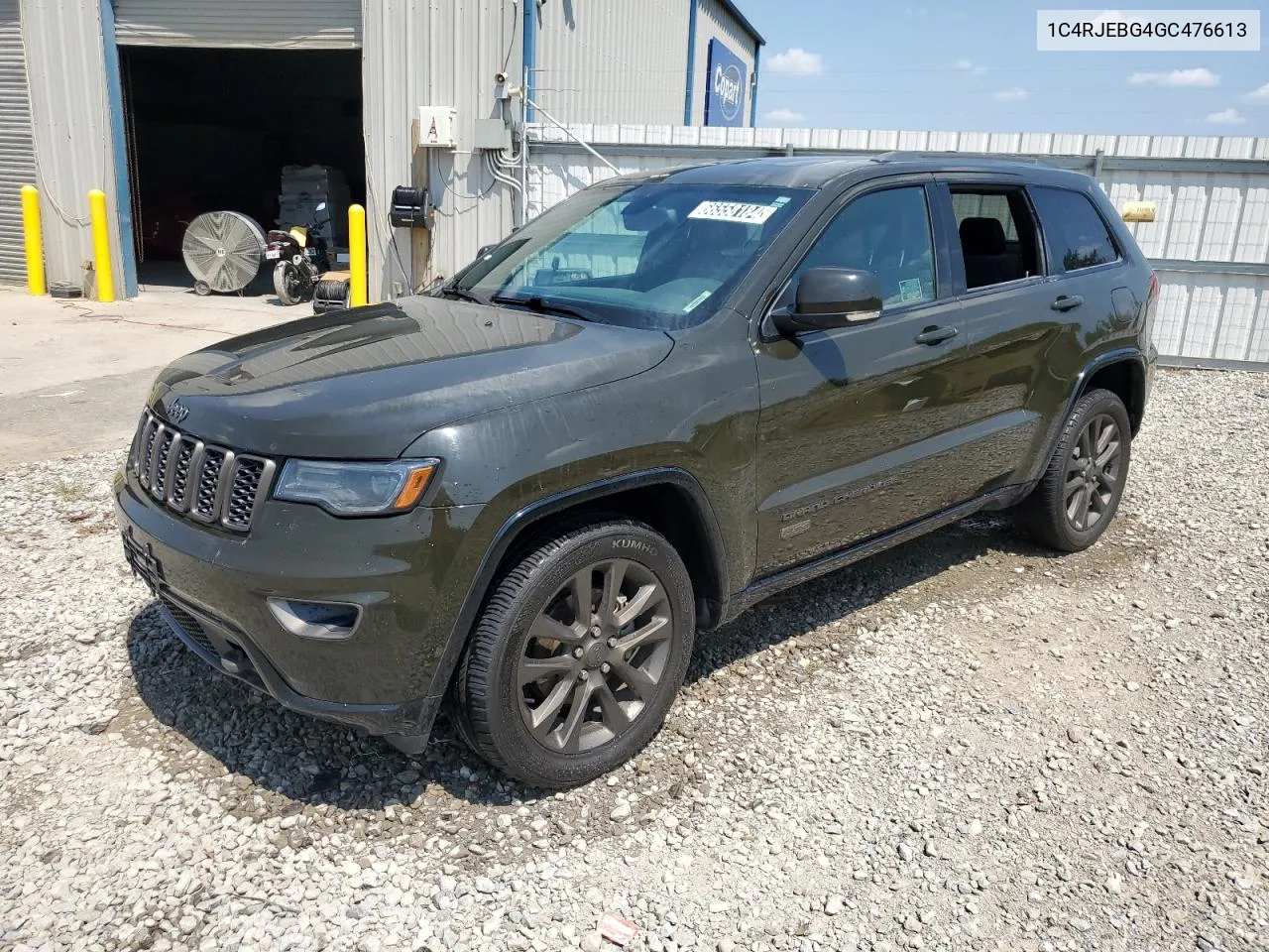 2016 Jeep Grand Cherokee Limited VIN: 1C4RJEBG4GC476613 Lot: 66558184