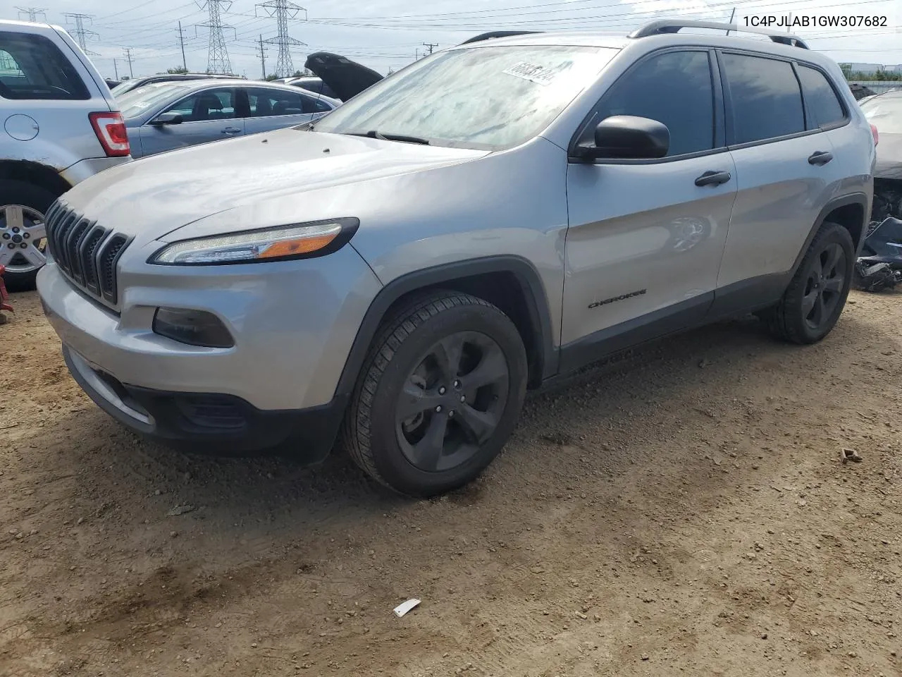 2016 Jeep Cherokee Sport VIN: 1C4PJLAB1GW307682 Lot: 66823124