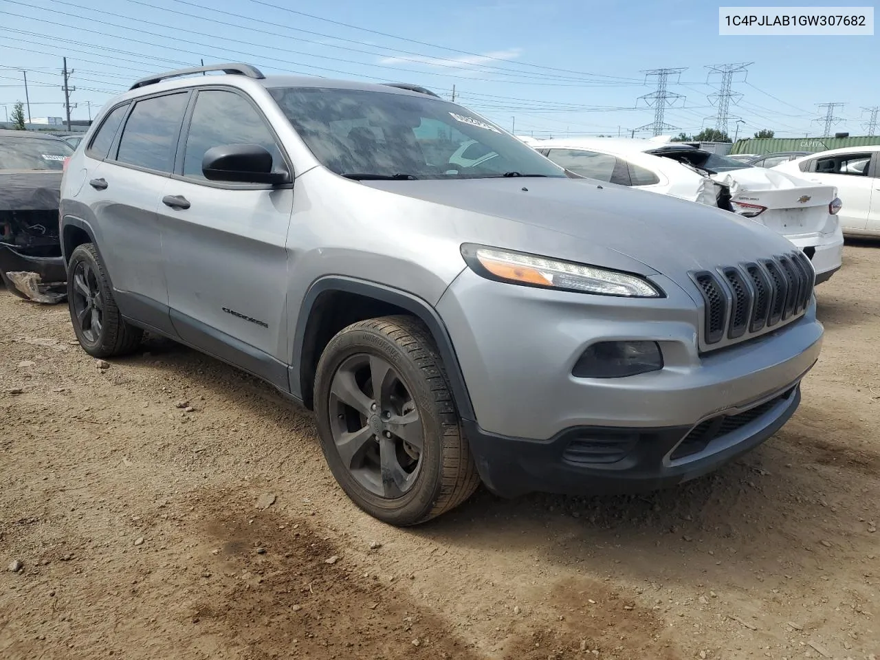 2016 Jeep Cherokee Sport VIN: 1C4PJLAB1GW307682 Lot: 66823124