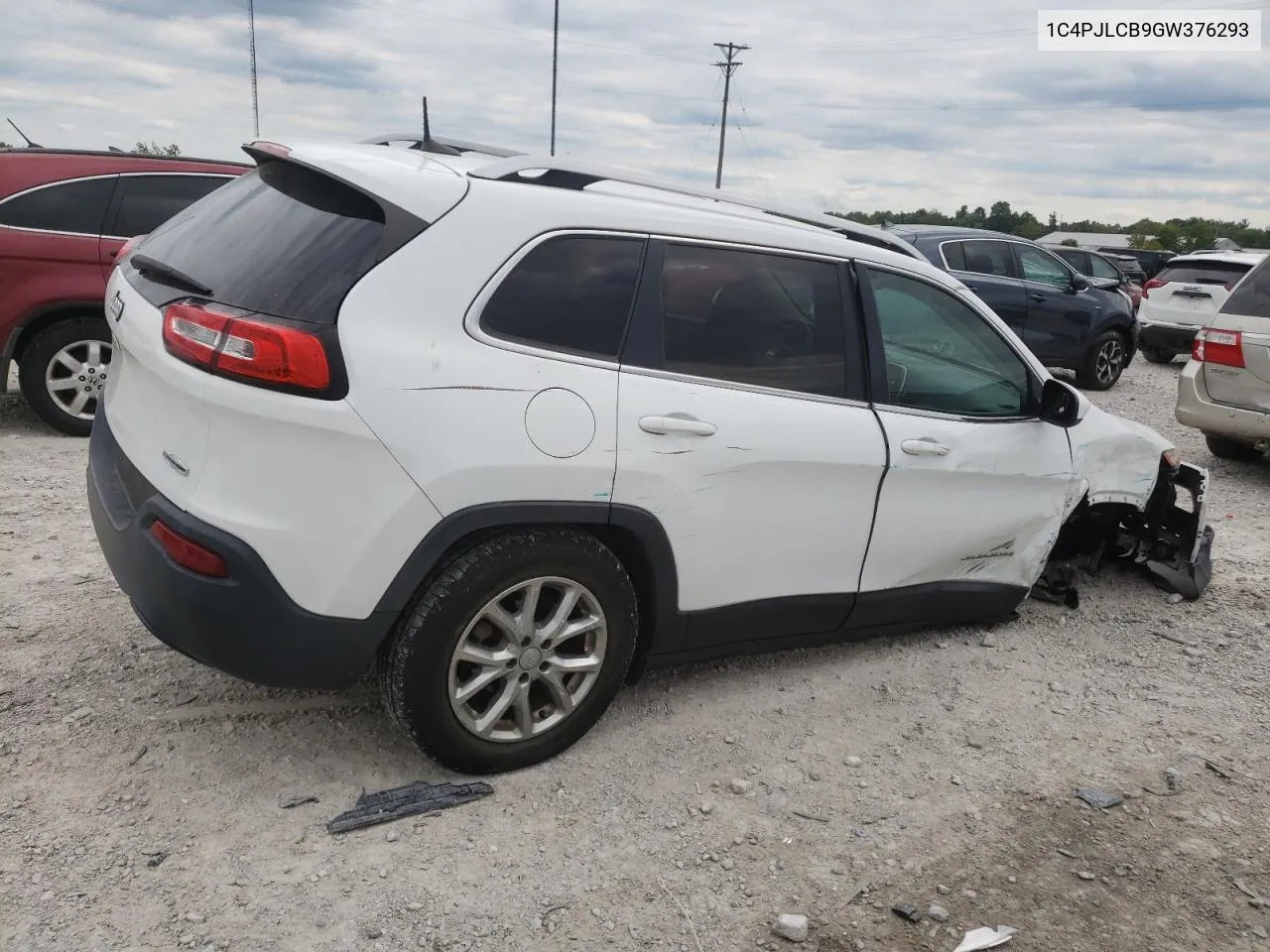 2016 Jeep Cherokee Latitude VIN: 1C4PJLCB9GW376293 Lot: 66896954