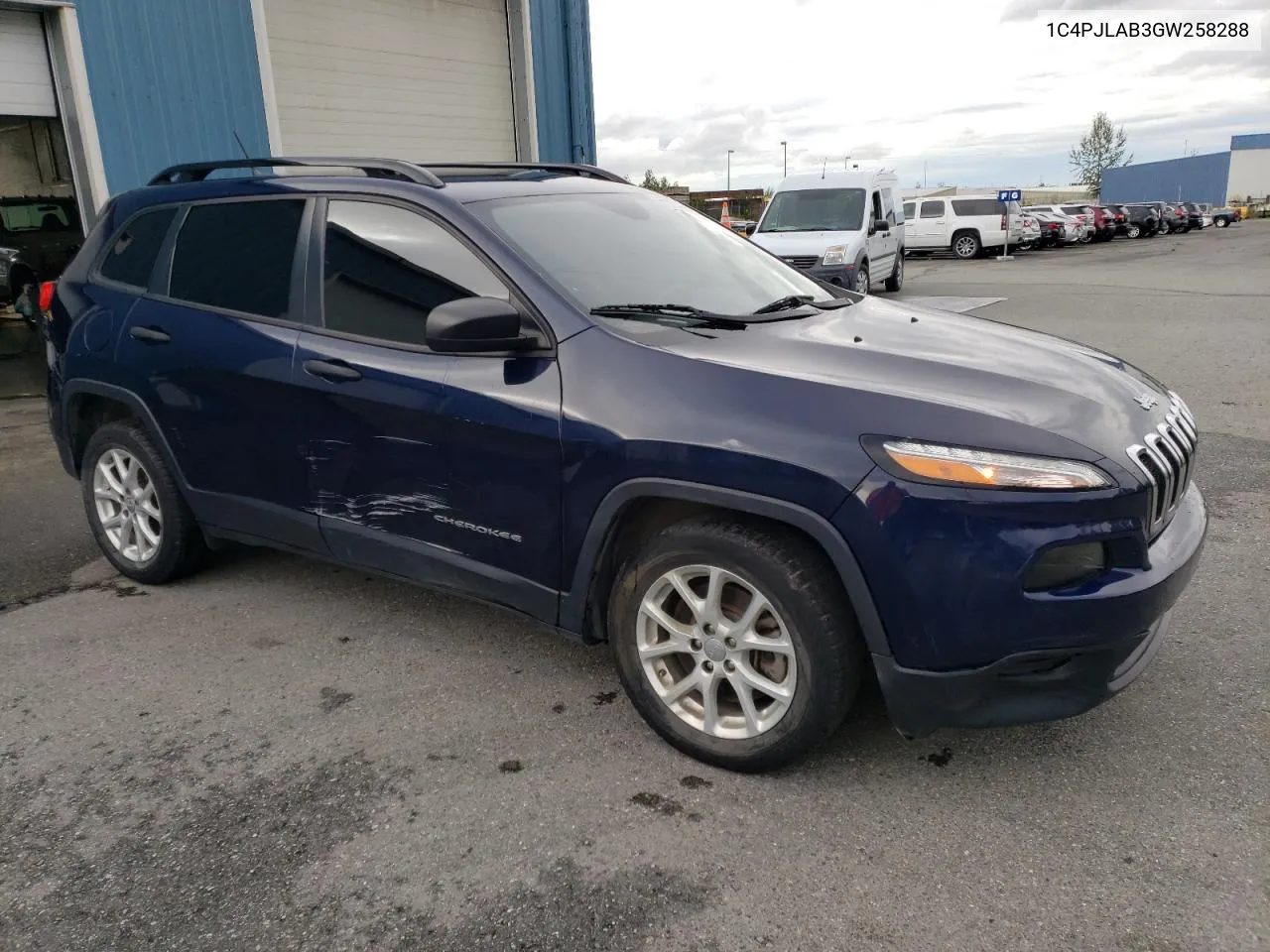 2016 Jeep Cherokee Sport VIN: 1C4PJLAB3GW258288 Lot: 67084424