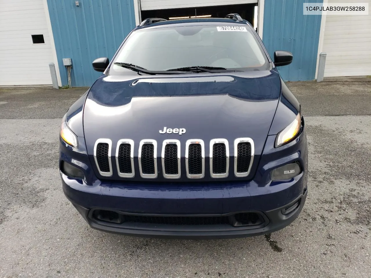 2016 Jeep Cherokee Sport VIN: 1C4PJLAB3GW258288 Lot: 67084424