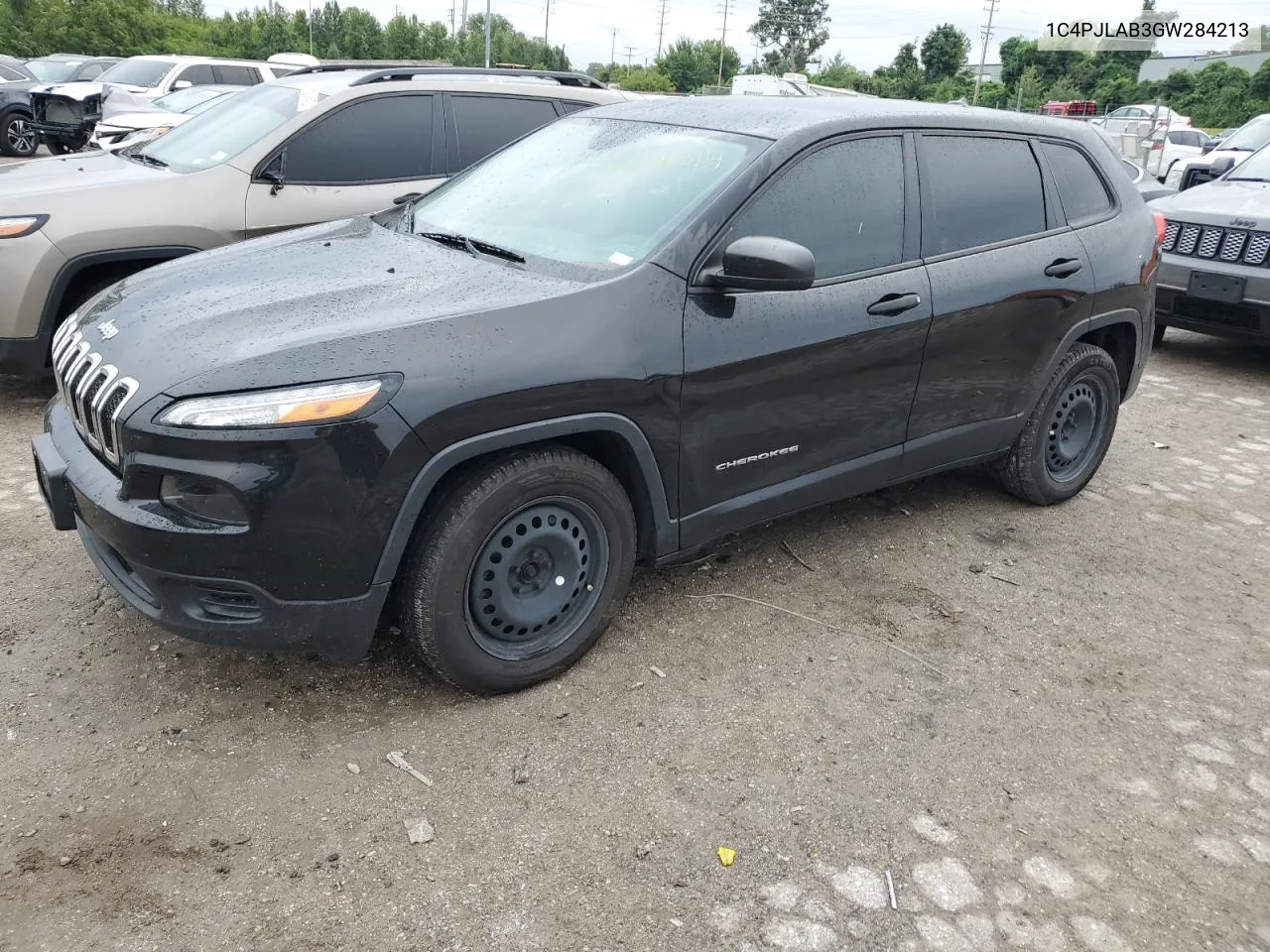 2016 Jeep Cherokee Sport VIN: 1C4PJLAB3GW284213 Lot: 67141614