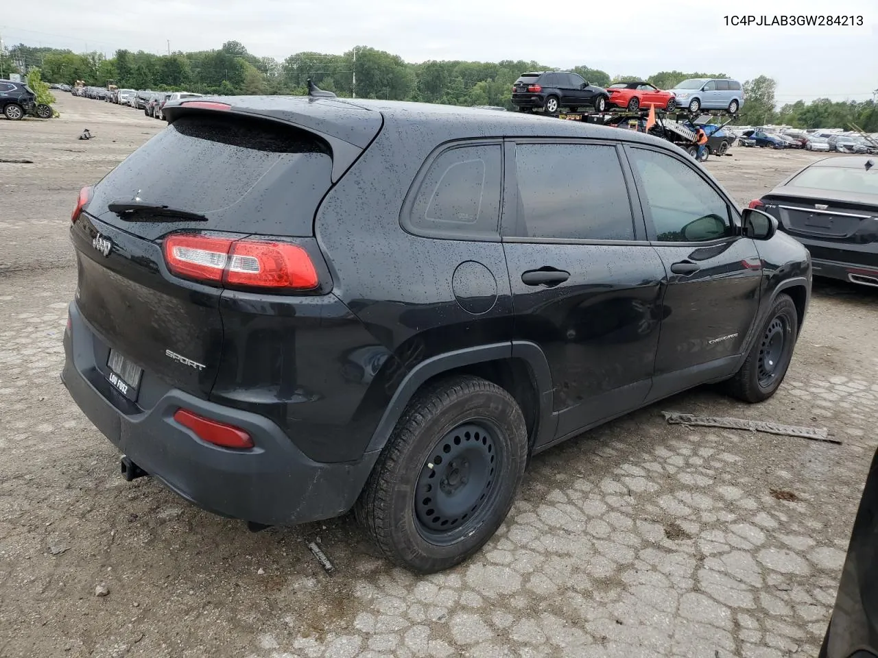 2016 Jeep Cherokee Sport VIN: 1C4PJLAB3GW284213 Lot: 67141614