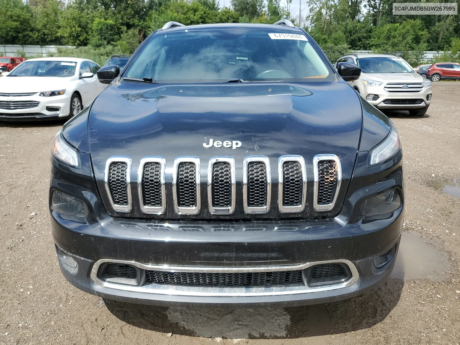 2016 Jeep Cherokee Limited VIN: 1C4PJMDB5GW267995 Lot: 67319444