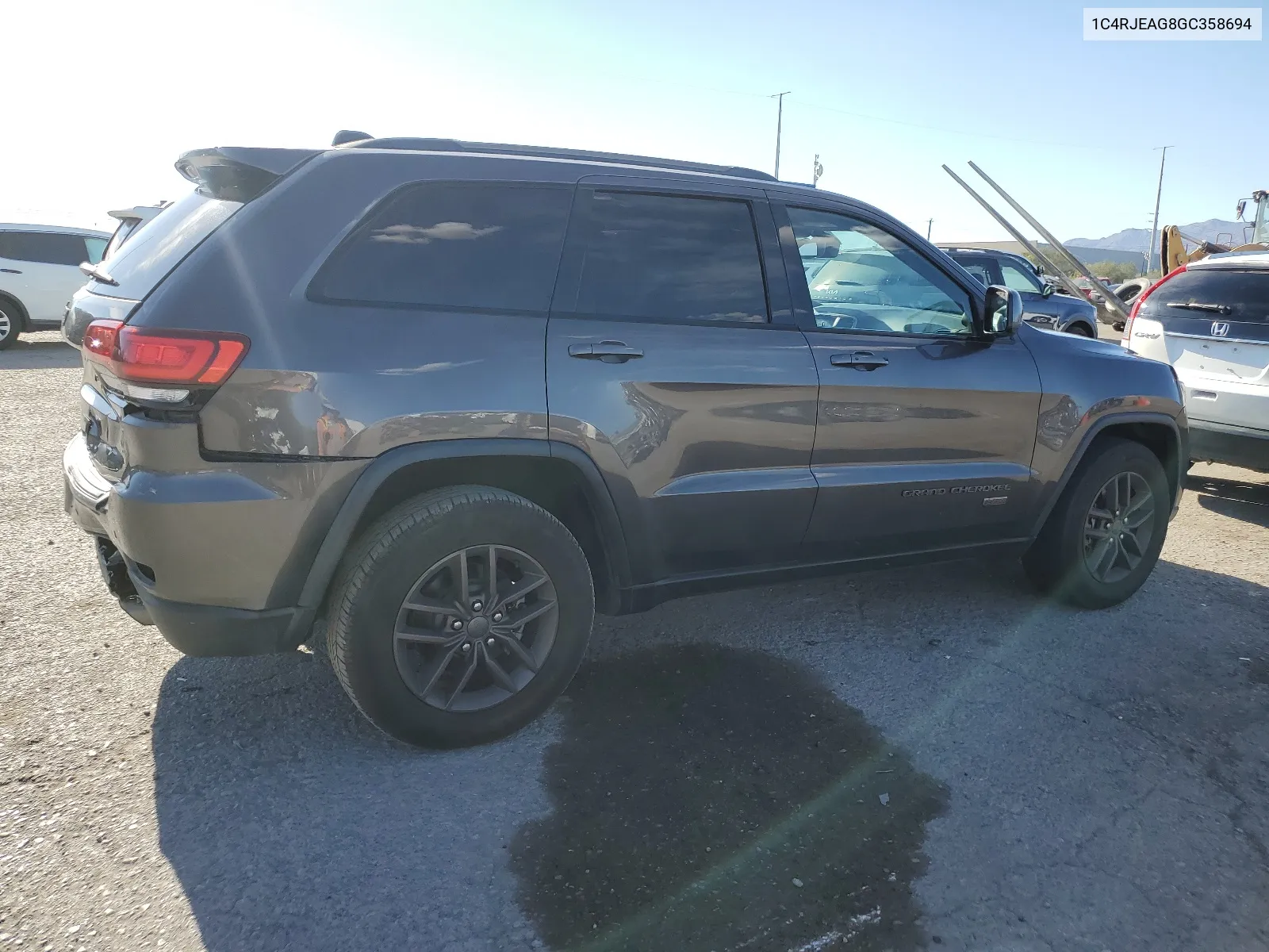 2016 Jeep Grand Cherokee Laredo VIN: 1C4RJEAG8GC358694 Lot: 67537234