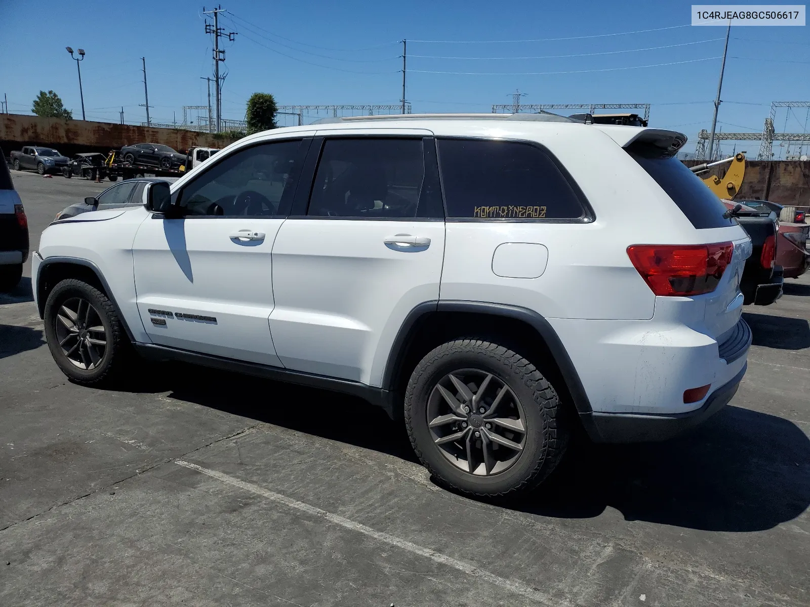 2016 Jeep Grand Cherokee Laredo VIN: 1C4RJEAG8GC506617 Lot: 67749184