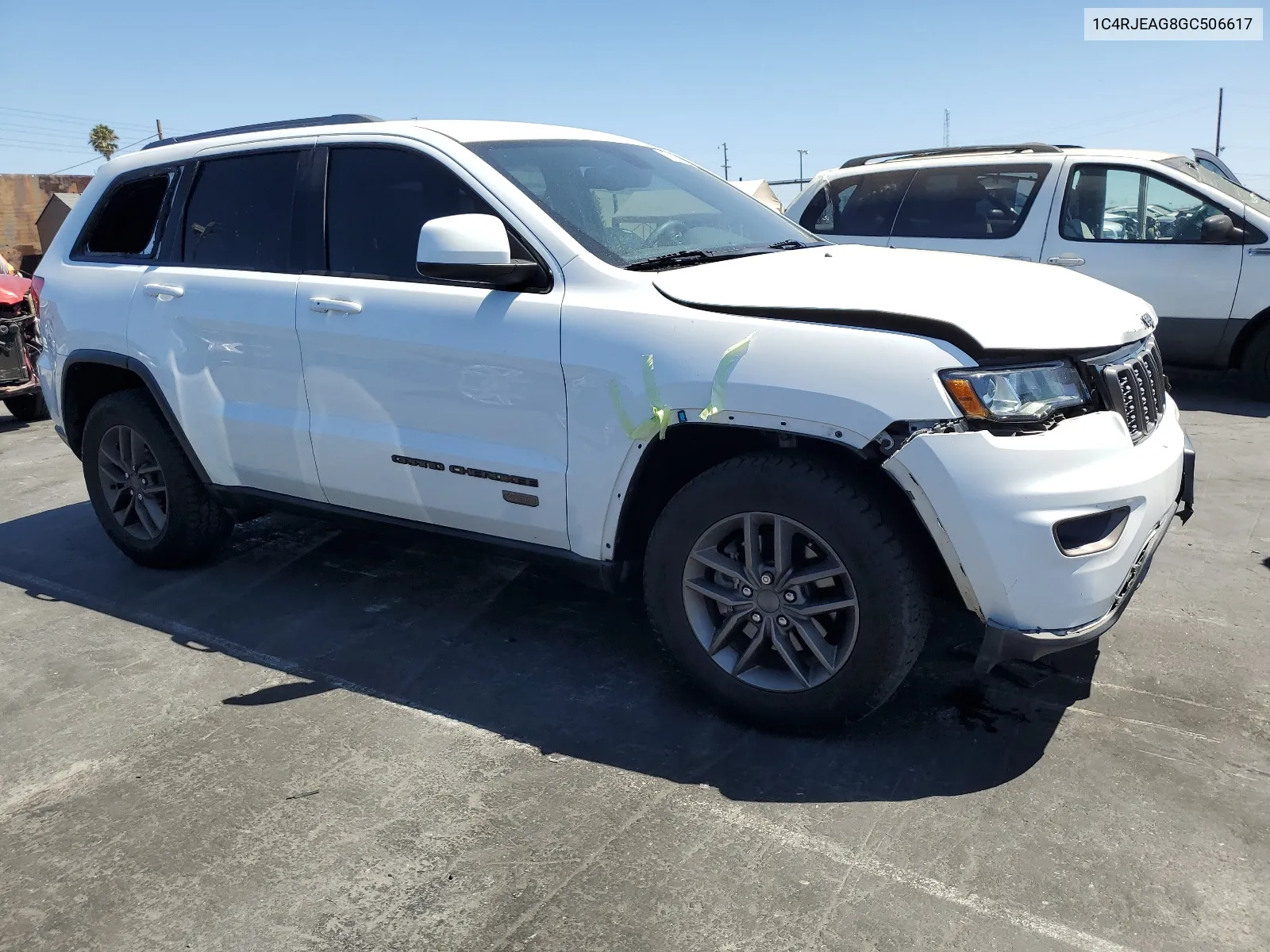 2016 Jeep Grand Cherokee Laredo VIN: 1C4RJEAG8GC506617 Lot: 67749184