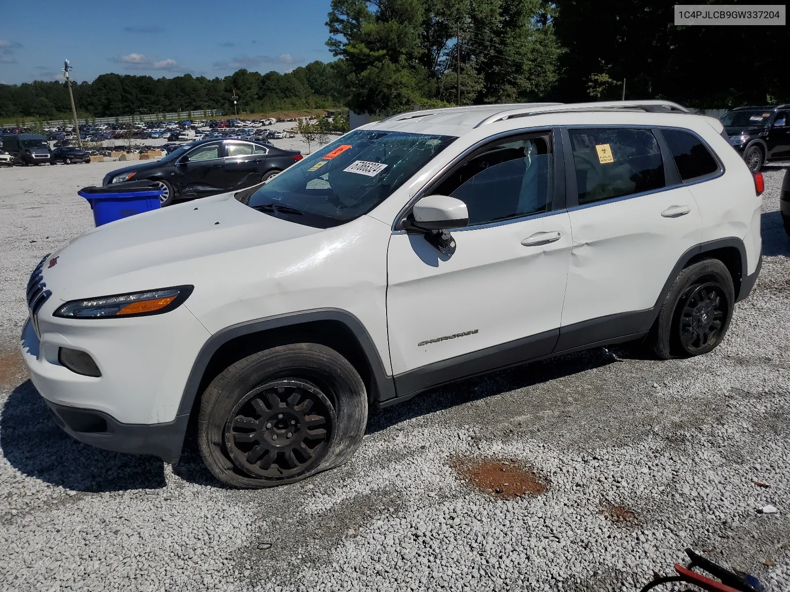 2016 Jeep Cherokee Latitude VIN: 1C4PJLCB9GW337204 Lot: 67866324