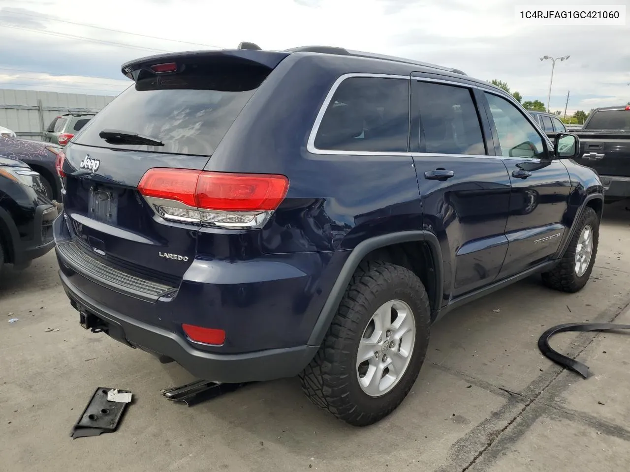 2016 Jeep Grand Cherokee Laredo VIN: 1C4RJFAG1GC421060 Lot: 67945364