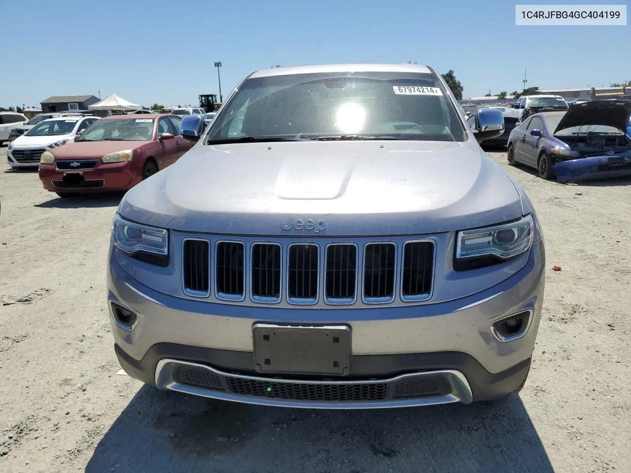 2016 Jeep Grand Cherokee Limited VIN: 1C4RJFBG4GC404199 Lot: 67974214