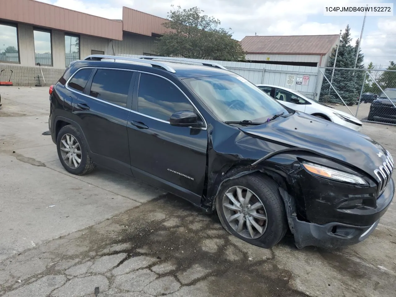 2016 Jeep Cherokee Limited VIN: 1C4PJMDB4GW152272 Lot: 68088974