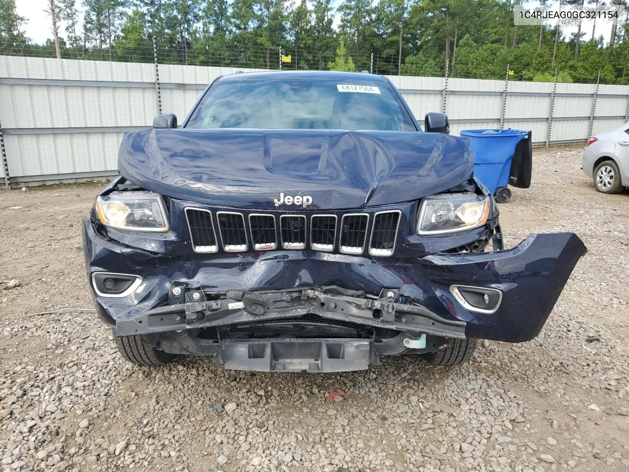 2016 Jeep Grand Cherokee Laredo VIN: 1C4RJEAG0GC321154 Lot: 68127564