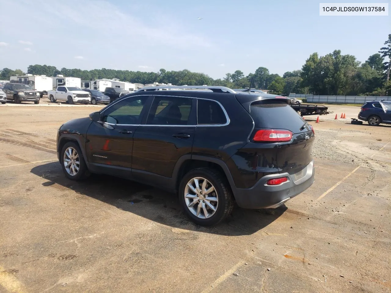 2016 Jeep Cherokee Limited VIN: 1C4PJLDS0GW137584 Lot: 68257284