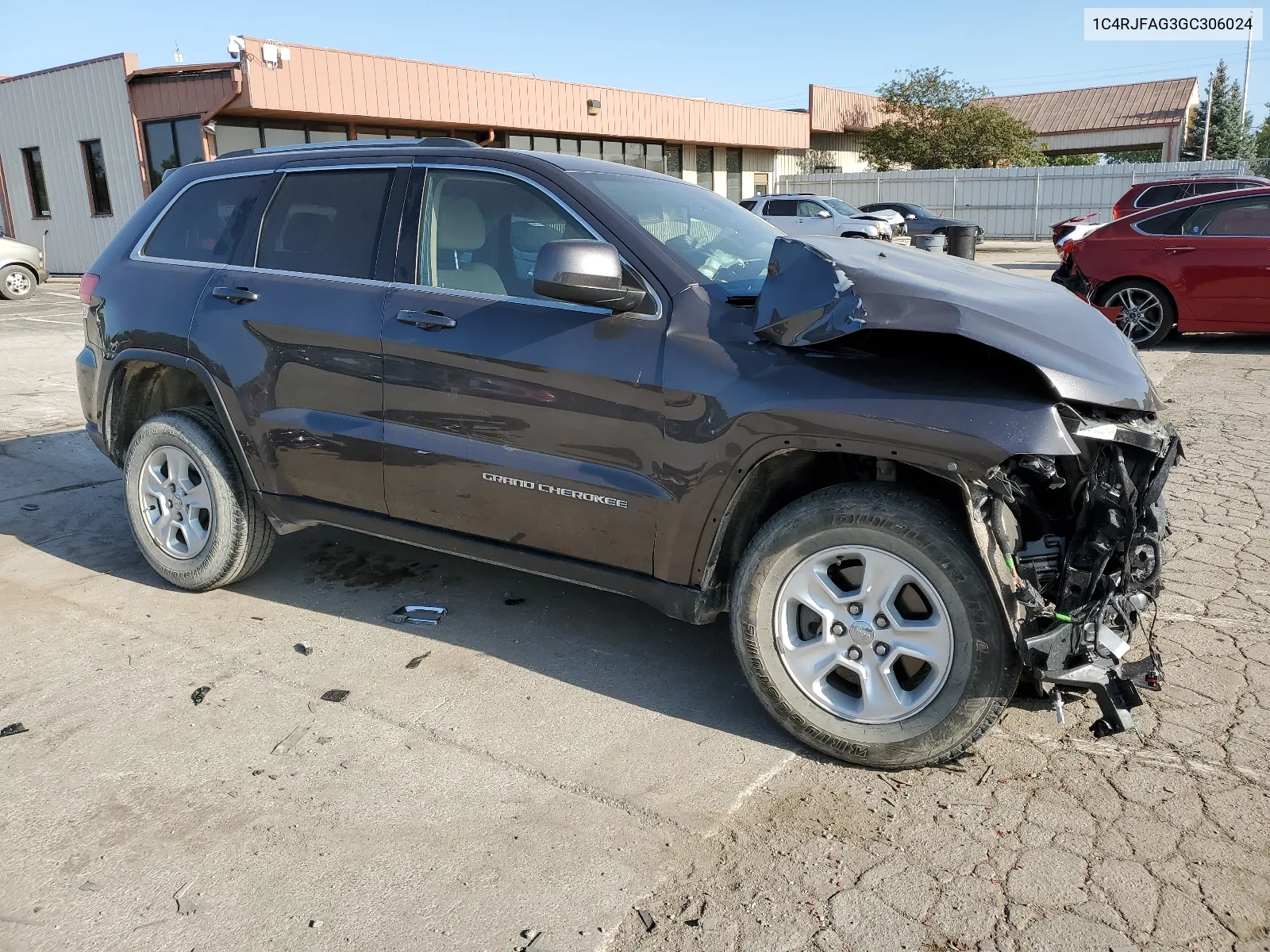 2016 Jeep Grand Cherokee Laredo VIN: 1C4RJFAG3GC306024 Lot: 68312614