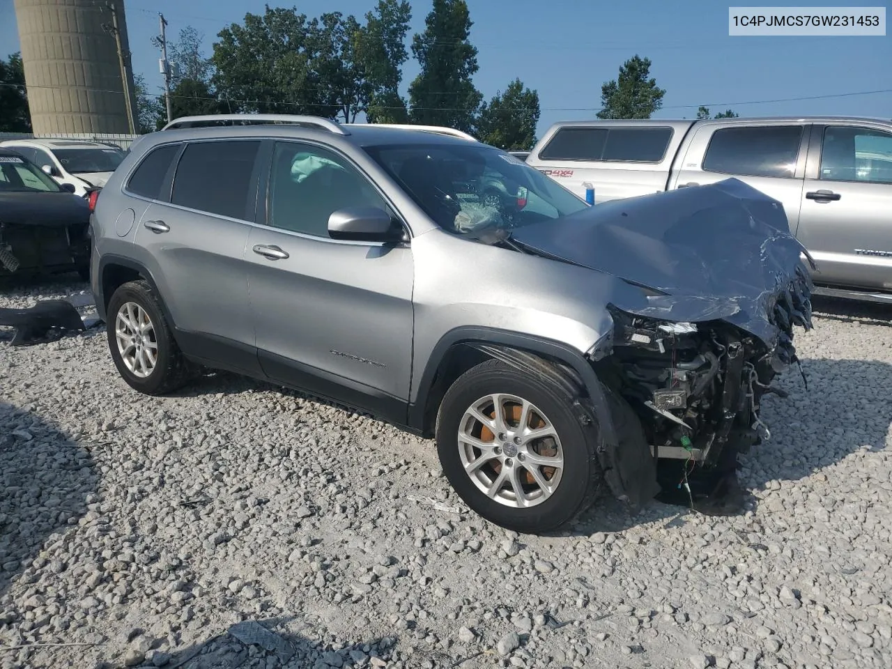 2016 Jeep Cherokee Latitude VIN: 1C4PJMCS7GW231453 Lot: 68338684