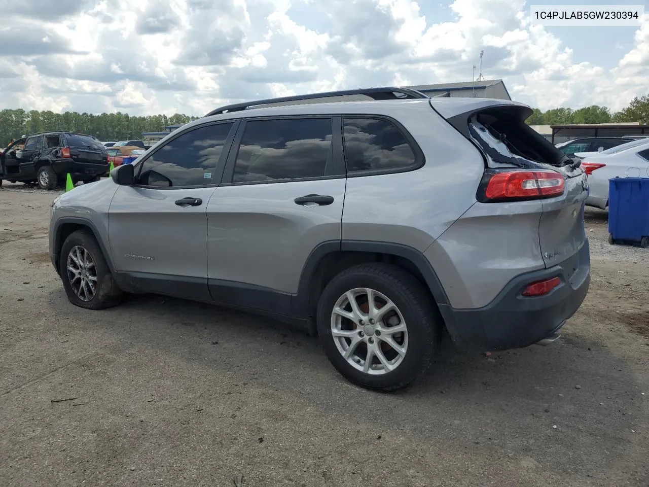 2016 Jeep Cherokee Sport VIN: 1C4PJLAB5GW230394 Lot: 68340174