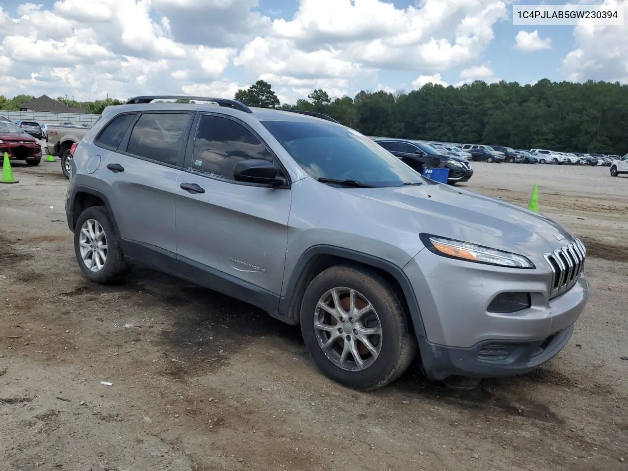 2016 Jeep Cherokee Sport VIN: 1C4PJLAB5GW230394 Lot: 68340174