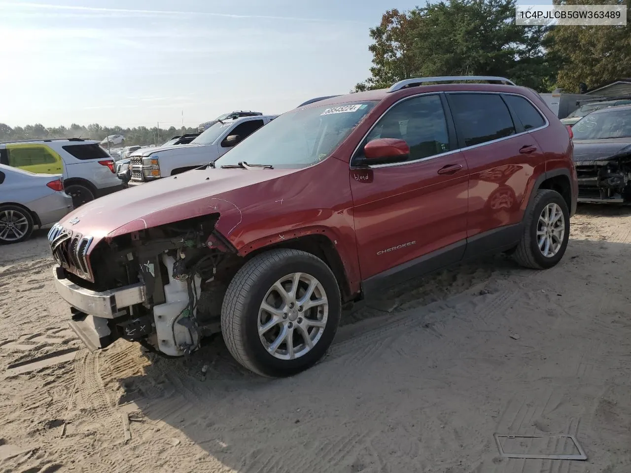 1C4PJLCB5GW363489 2016 Jeep Cherokee Latitude