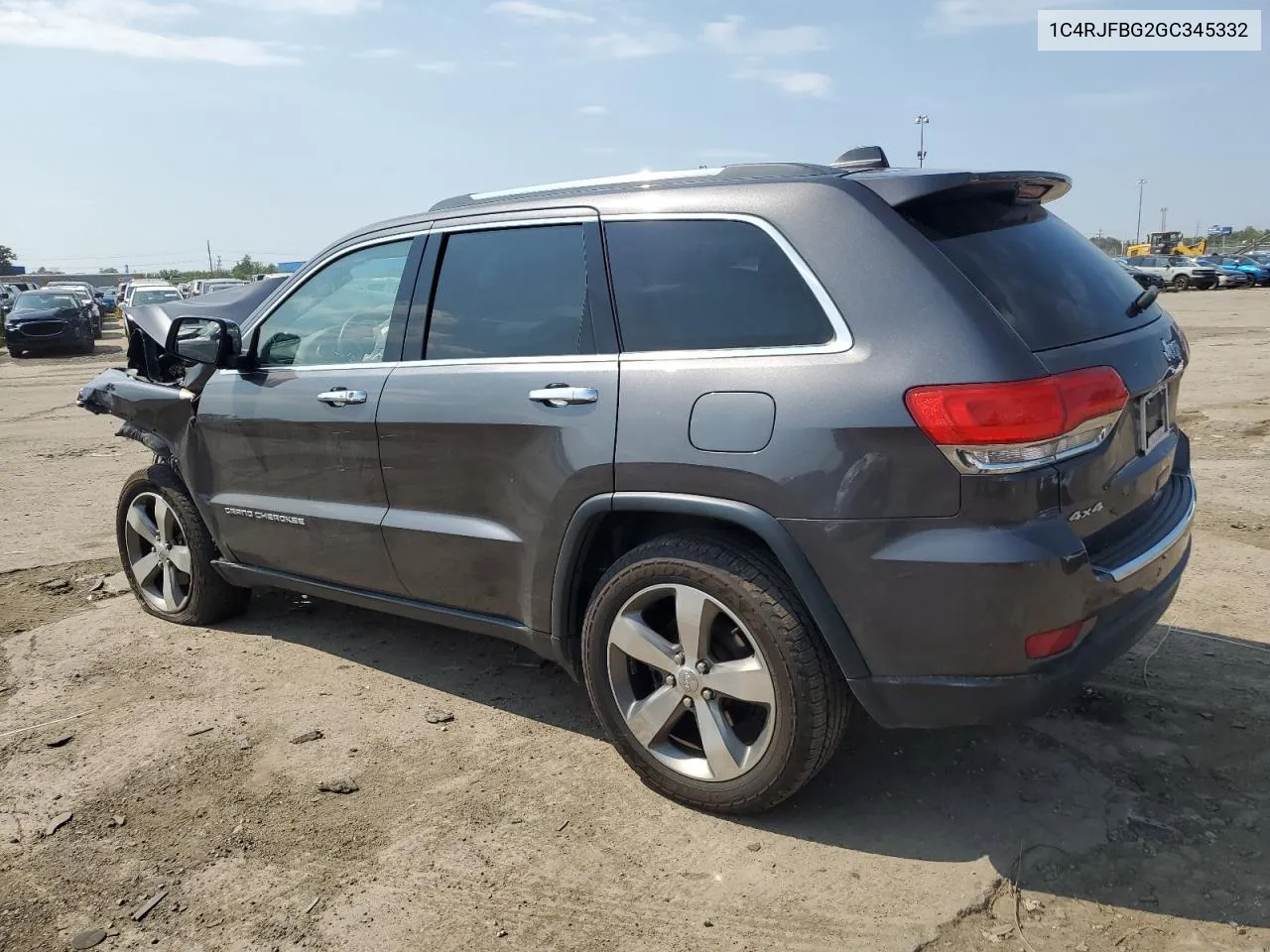 1C4RJFBG2GC345332 2016 Jeep Grand Cherokee Limited