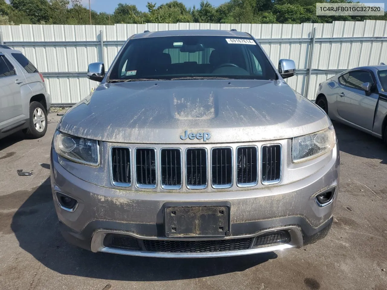 2016 Jeep Grand Cherokee Limited VIN: 1C4RJFBG1GC327520 Lot: 69167614