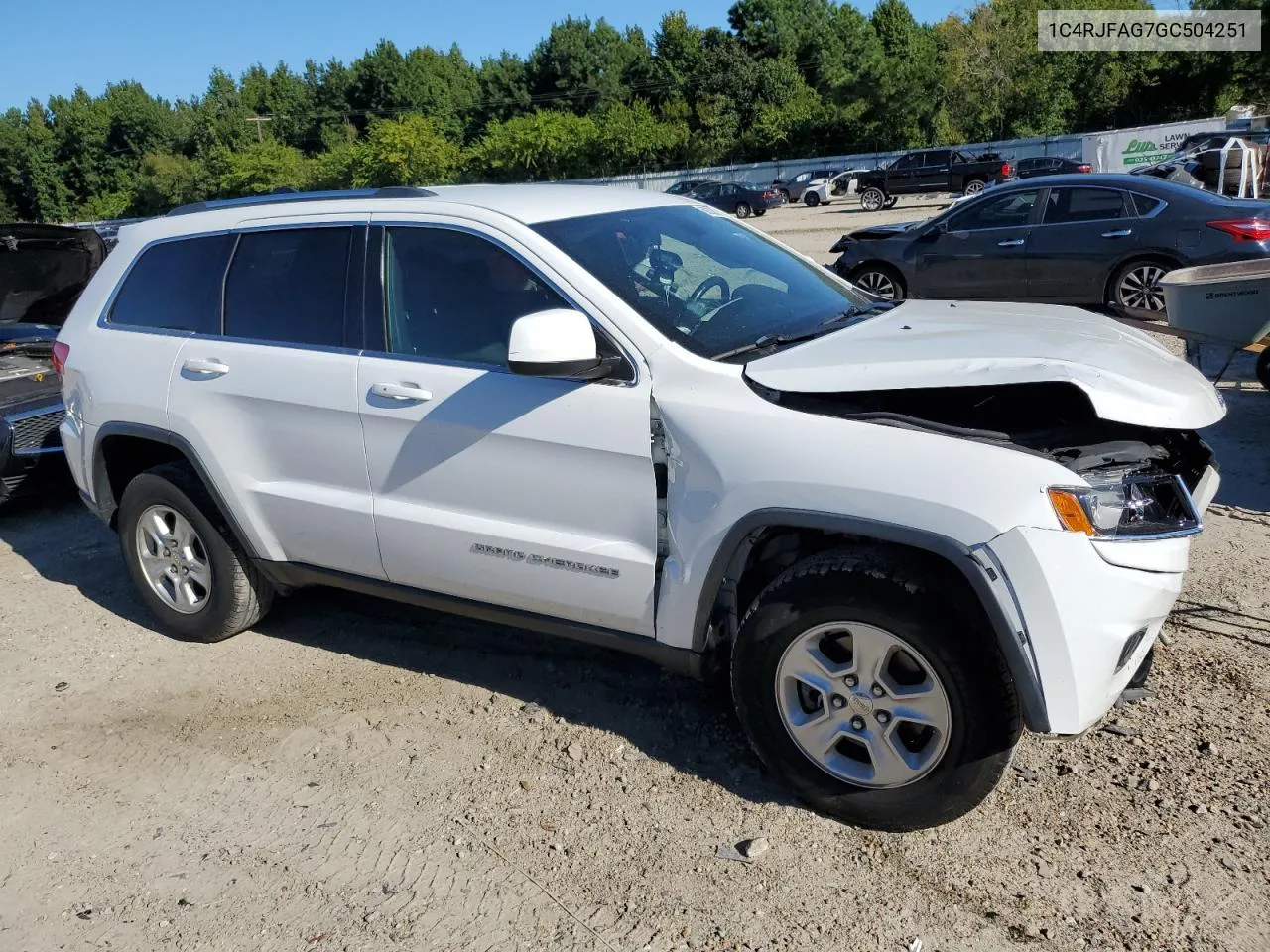 2016 Jeep Grand Cherokee Laredo VIN: 1C4RJFAG7GC504251 Lot: 69202894