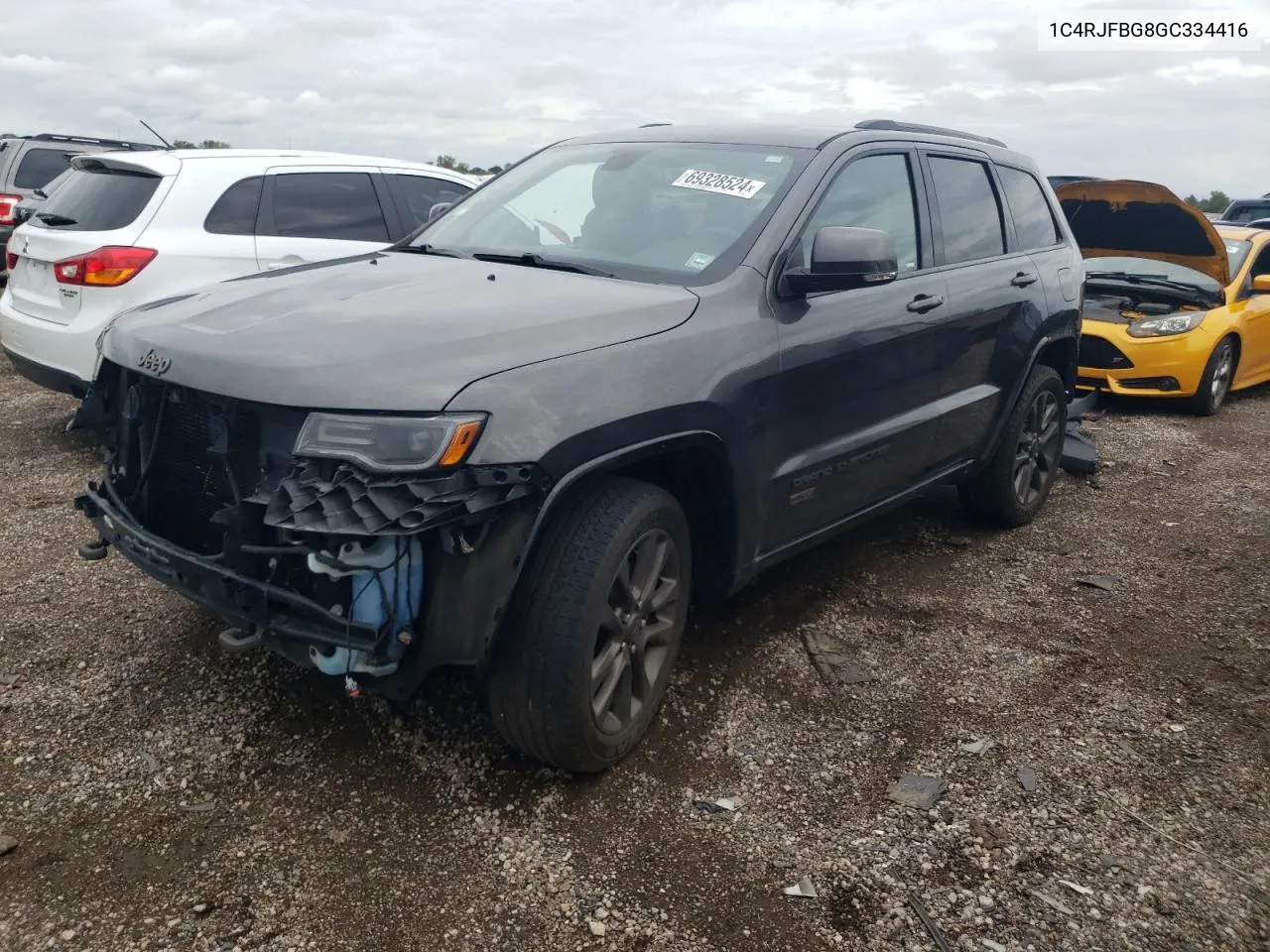 2016 Jeep Grand Cherokee Limited VIN: 1C4RJFBG8GC334416 Lot: 69328524