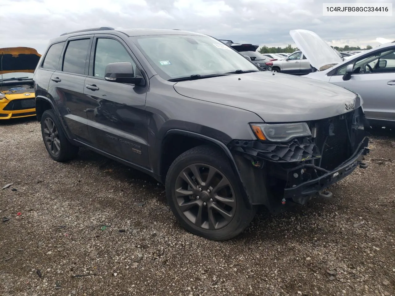 2016 Jeep Grand Cherokee Limited VIN: 1C4RJFBG8GC334416 Lot: 69328524