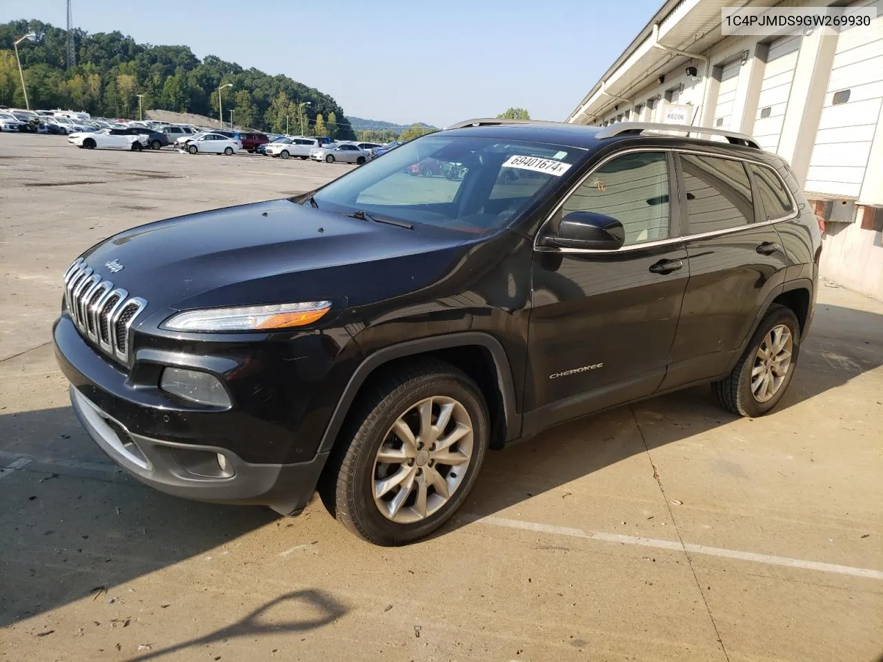 2016 Jeep Cherokee Limited VIN: 1C4PJMDS9GW269930 Lot: 69401674