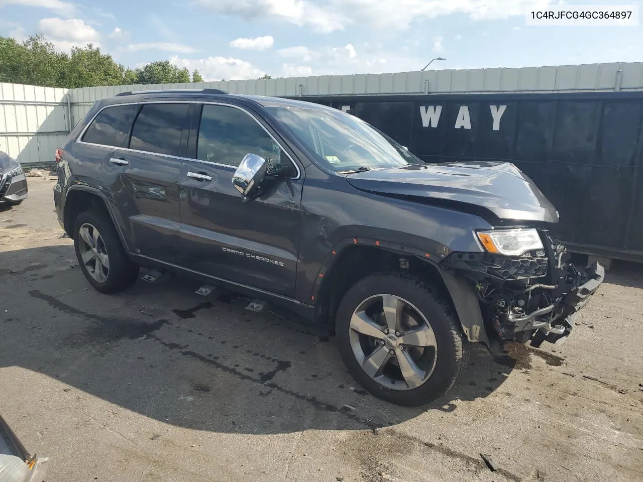 1C4RJFCG4GC364897 2016 Jeep Grand Cherokee Overland