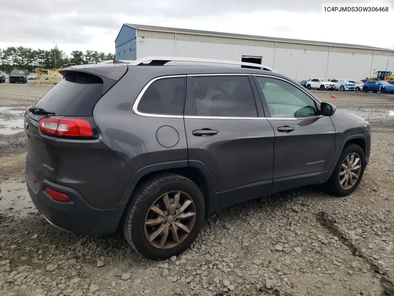 2016 Jeep Cherokee Limited VIN: 1C4PJMDS3GW306468 Lot: 69436034