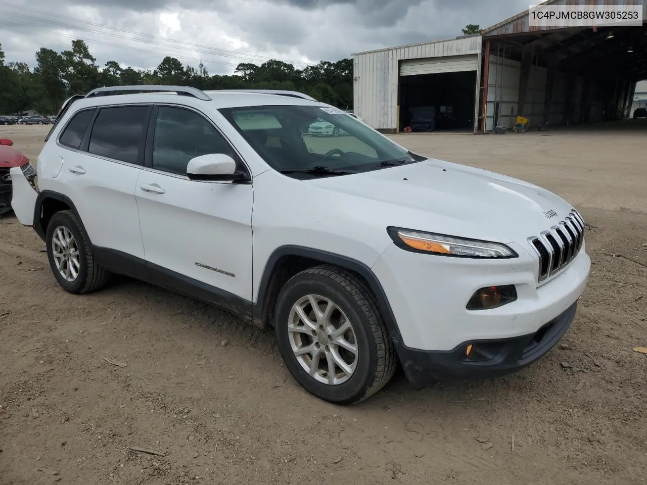 2016 Jeep Cherokee Latitude VIN: 1C4PJMCB8GW305253 Lot: 69478954