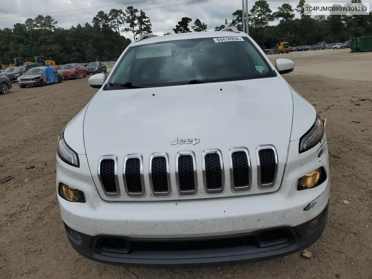 2016 Jeep Cherokee Latitude VIN: 1C4PJMCB8GW305253 Lot: 69478954