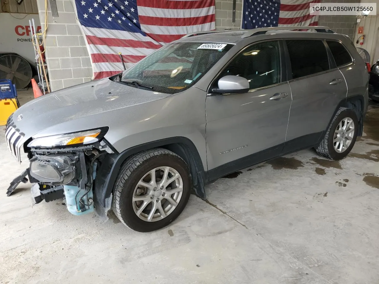 2016 Jeep Cherokee Latitude VIN: 1C4PJLCB5GW125660 Lot: 69505024