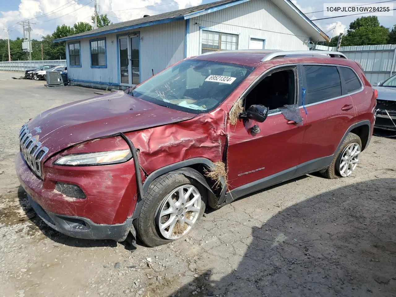 2016 Jeep Cherokee Latitude VIN: 1C4PJLCB1GW284255 Lot: 69521324