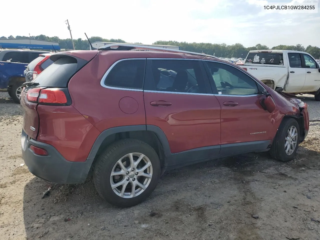 2016 Jeep Cherokee Latitude VIN: 1C4PJLCB1GW284255 Lot: 69521324