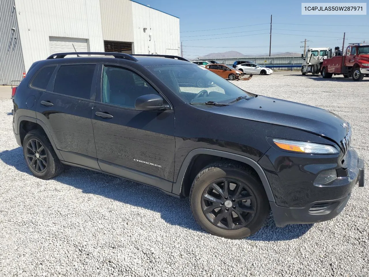 2016 Jeep Cherokee Sport VIN: 1C4PJLAS5GW287971 Lot: 69526284