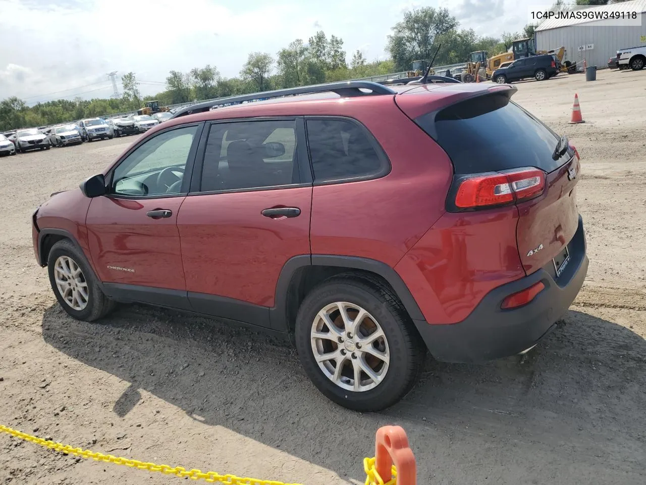 2016 Jeep Cherokee Sport VIN: 1C4PJMAS9GW349118 Lot: 69532944