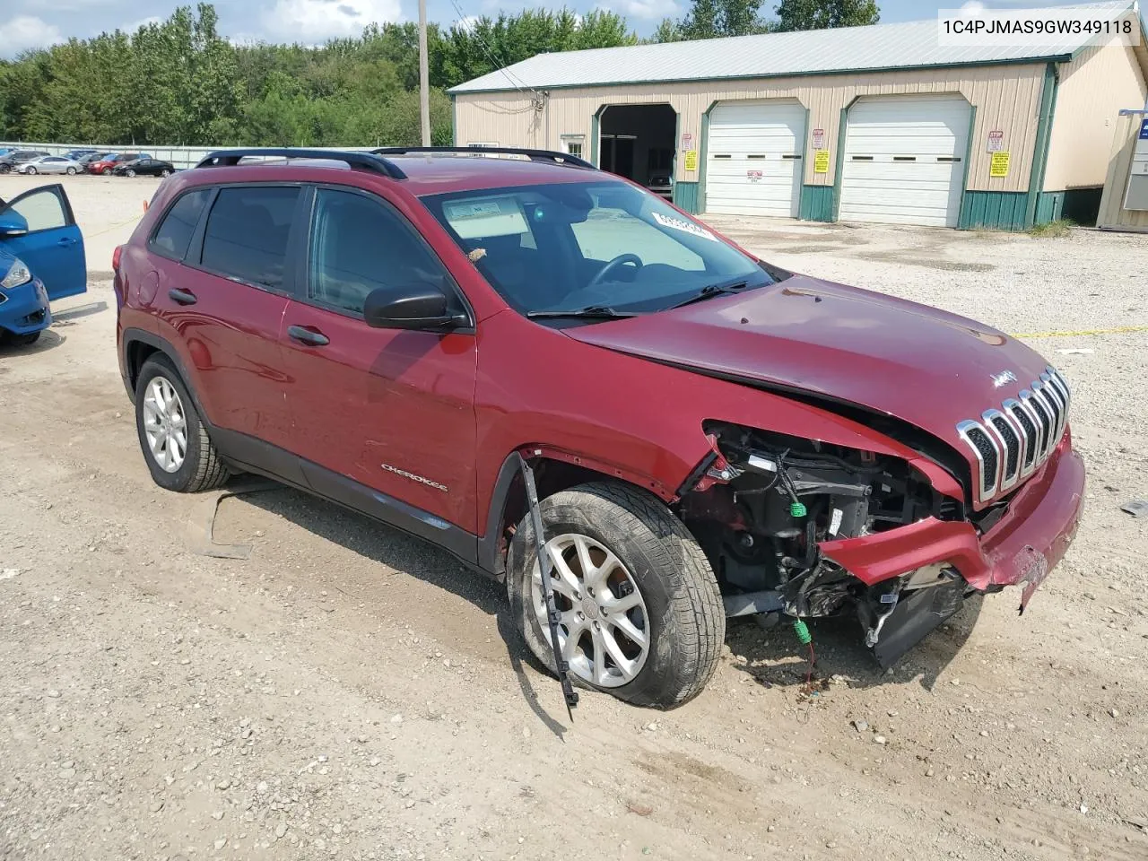 2016 Jeep Cherokee Sport VIN: 1C4PJMAS9GW349118 Lot: 69532944