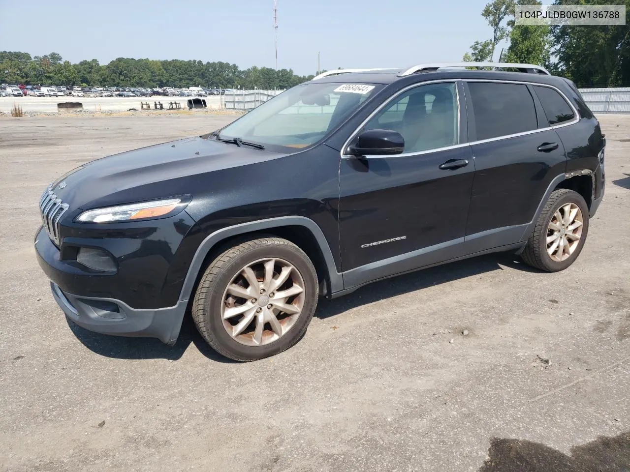 1C4PJLDB0GW136788 2016 Jeep Cherokee Limited