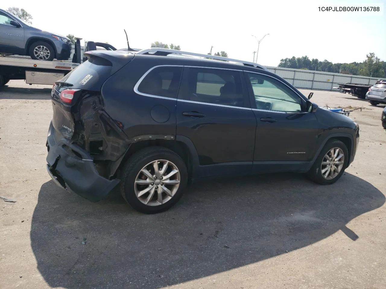 2016 Jeep Cherokee Limited VIN: 1C4PJLDB0GW136788 Lot: 69684644