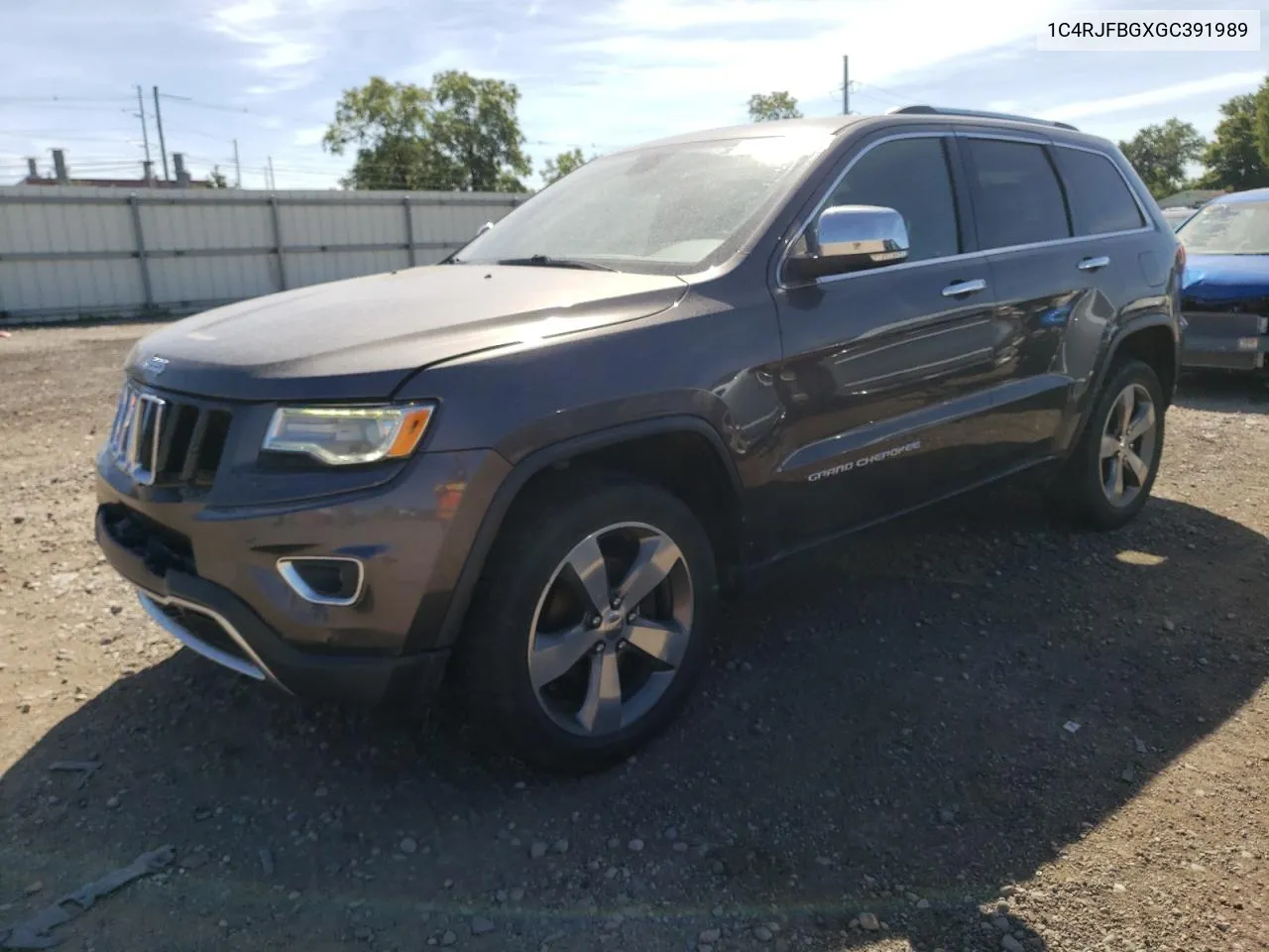 2016 Jeep Grand Cherokee Limited VIN: 1C4RJFBGXGC391989 Lot: 69743274